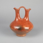 SAN JUAN, REDWARE WEDDING VASE