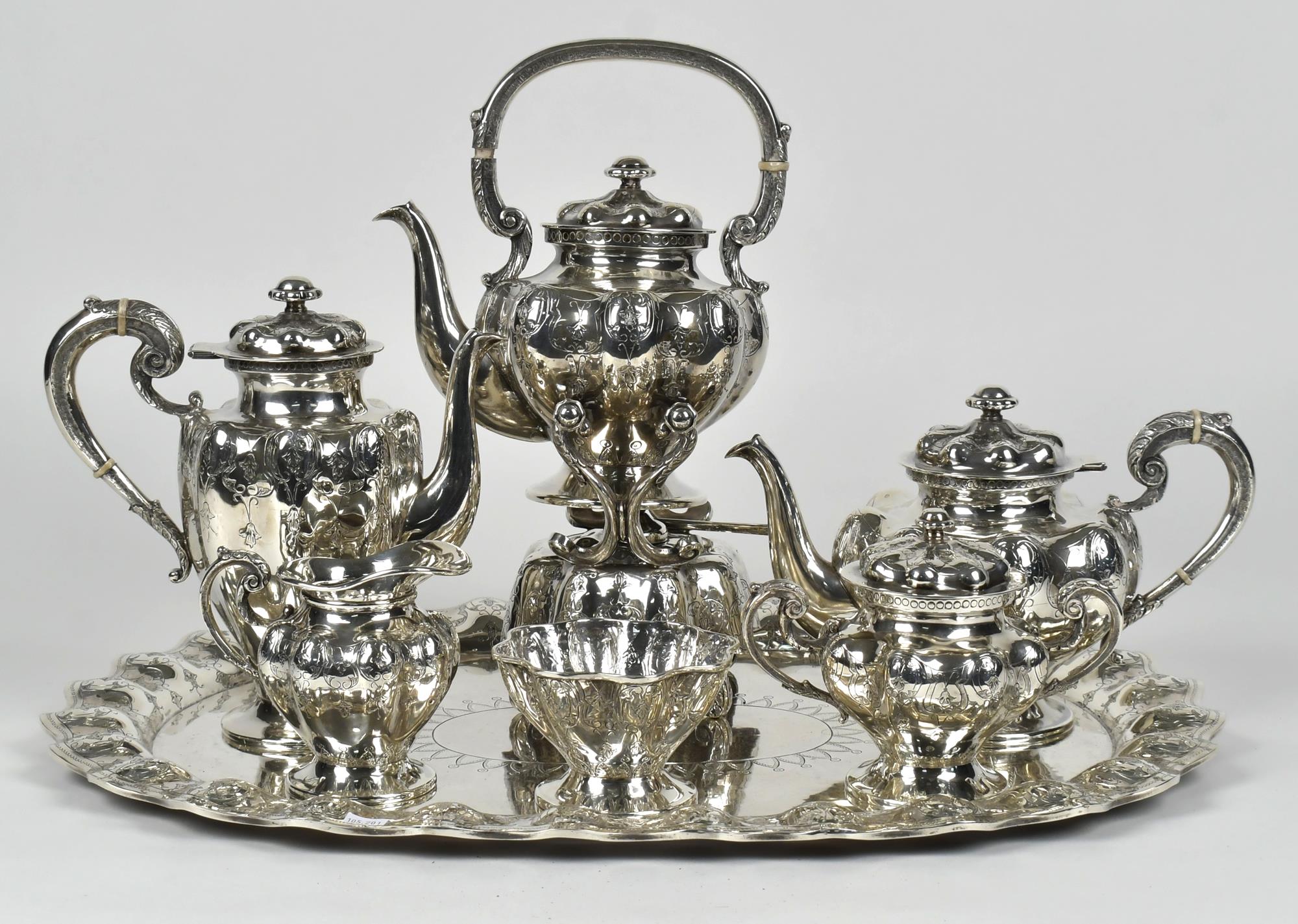 SANBORN STERLING SILVER TEA SERVICE