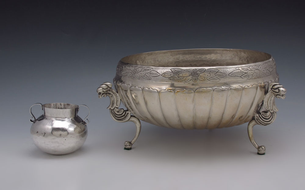 SANBORNS MEXICAN STERLING FOOTED