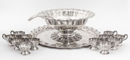 SANBORNS STERLING SILVER PUNCH BOWL