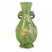 SANCAI CARVED PORCELAIN VASE
Q