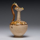 Sancai-Glazed Ewer Chinese a s