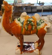 SANCAI TYPE GLAZED CERAMIC CAM