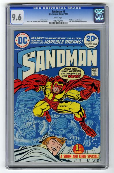 Sandman #1 CGC 9.6 D.C. Comics