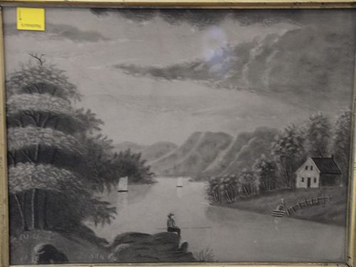 SANDPAPER MOUNTAINOUS LANDSCAPE