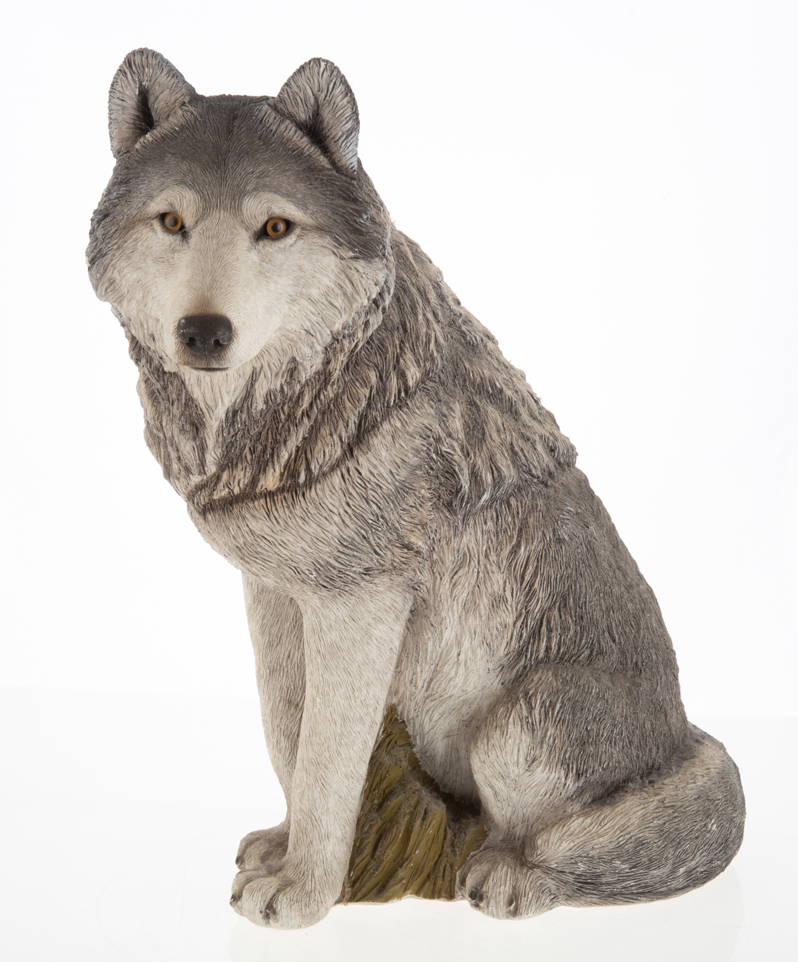 SANDRA BRUE. STOIC WOLF, RESIN