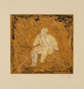 SANDRO CHIA ETCHING L'ANIMA BU