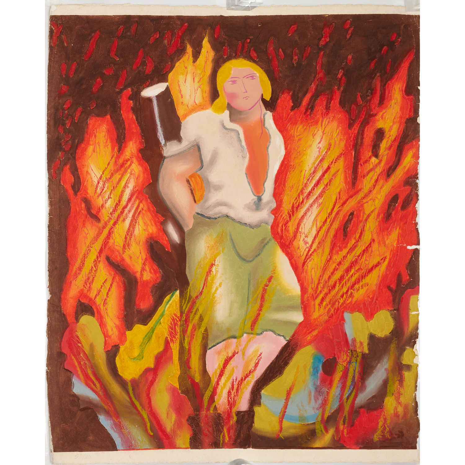 SANDRO CHIA, MIXED MEDIA ETCHING