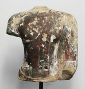 SANDSTONE TORSO OF BUDDHACarve