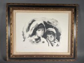 SANDU LIBERMAN FRAMED LITHOGRA