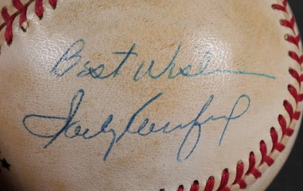 SANDY KOUFAX SIGNED