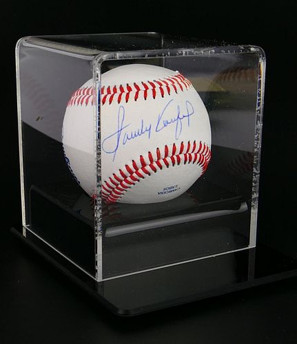 SANDY KOUFAX SIGNED CROLB LEAGE