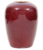 SANG DE BOEUF OXBLOOD PORCELAI
