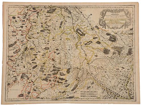 SANSON - MAP OF LORRAINE,