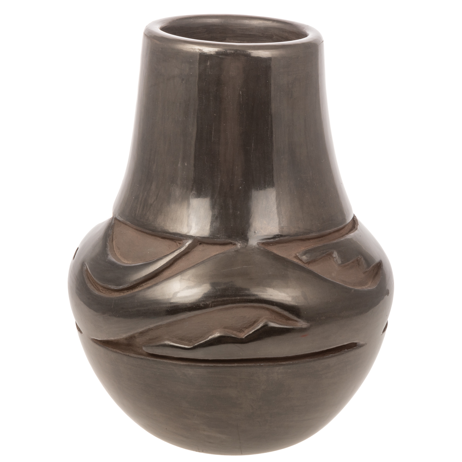 SANTA CLARA BLACKWARE POT, GLENDA