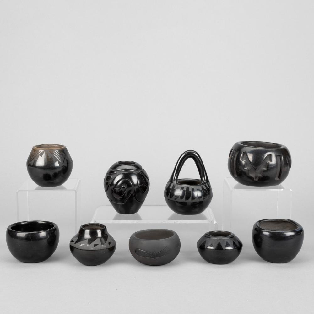 SANTA CLARA, GROUP OF NINE SMALL