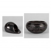 SANTA CLARA, PAIR OF BLACKWARE
