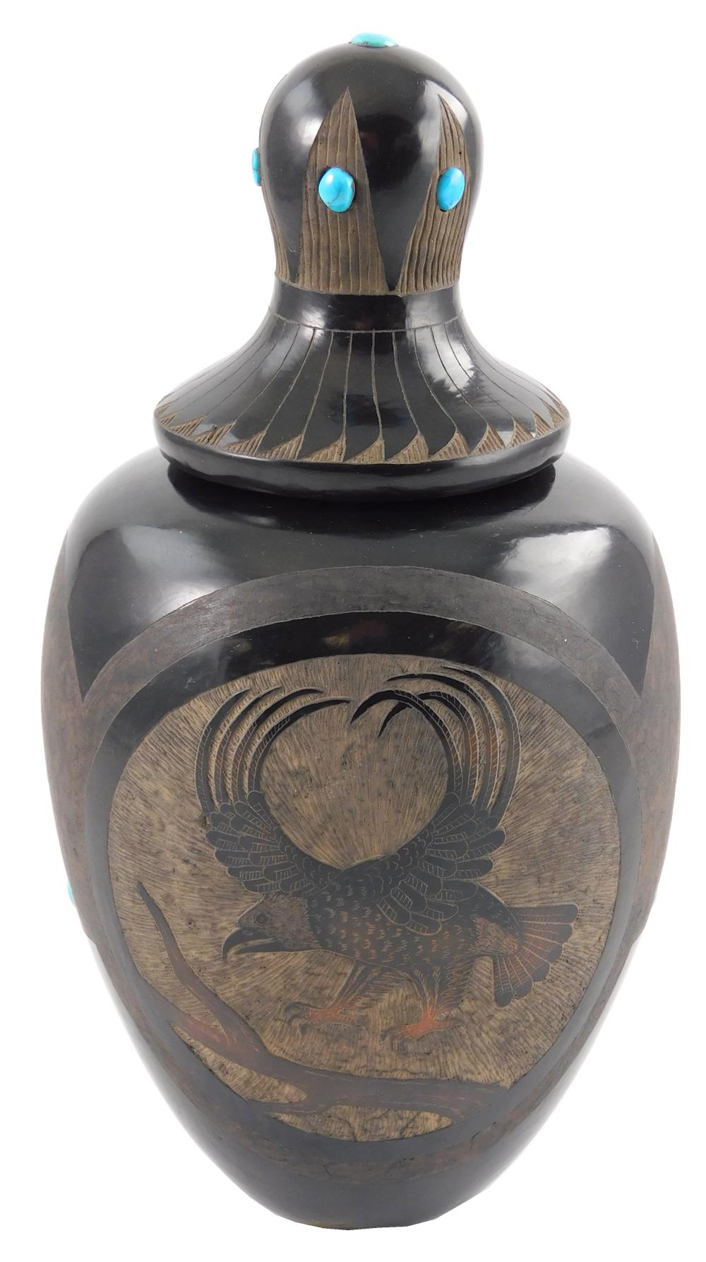 SANTA CLARA POTTERY BY CORN MOQUINO