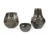 SANTA CLARA PUEBLO BLACK POTTE