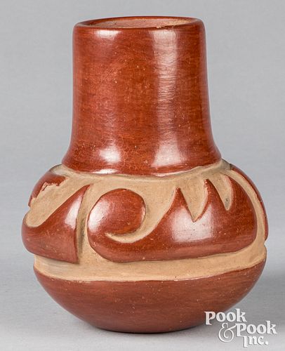 SANTA CLARA PUEBLO INDIAN REDWARE