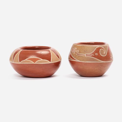 SANTA CLARA PUEBLO POTTERY BOWLS,