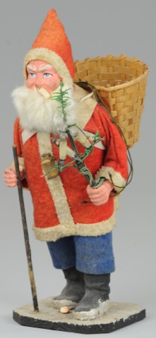 SANTA CLAUS DISPLAY FIGURE WITH