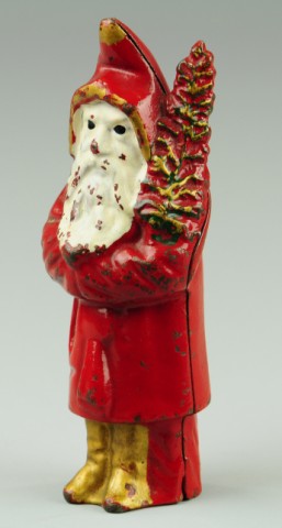 SANTA WITH TREE STILL BANK Hubley a