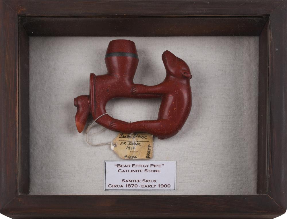 SANTEE SIOUX RED PIPESTONE "BEAR