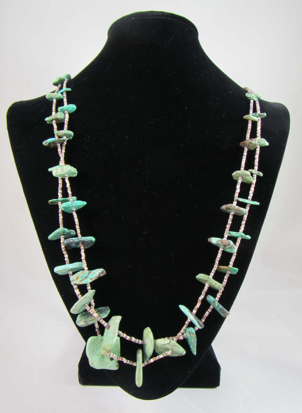 SANTO DOMINGO TURQUOISE NECKLACE.