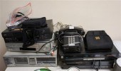 SANYO CASSETTE DECK, FOUR VHS