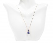 Sapphire and diamond pendant n