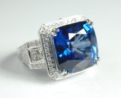 SAPPHIRE DIAMOND AND EIGHTEEN