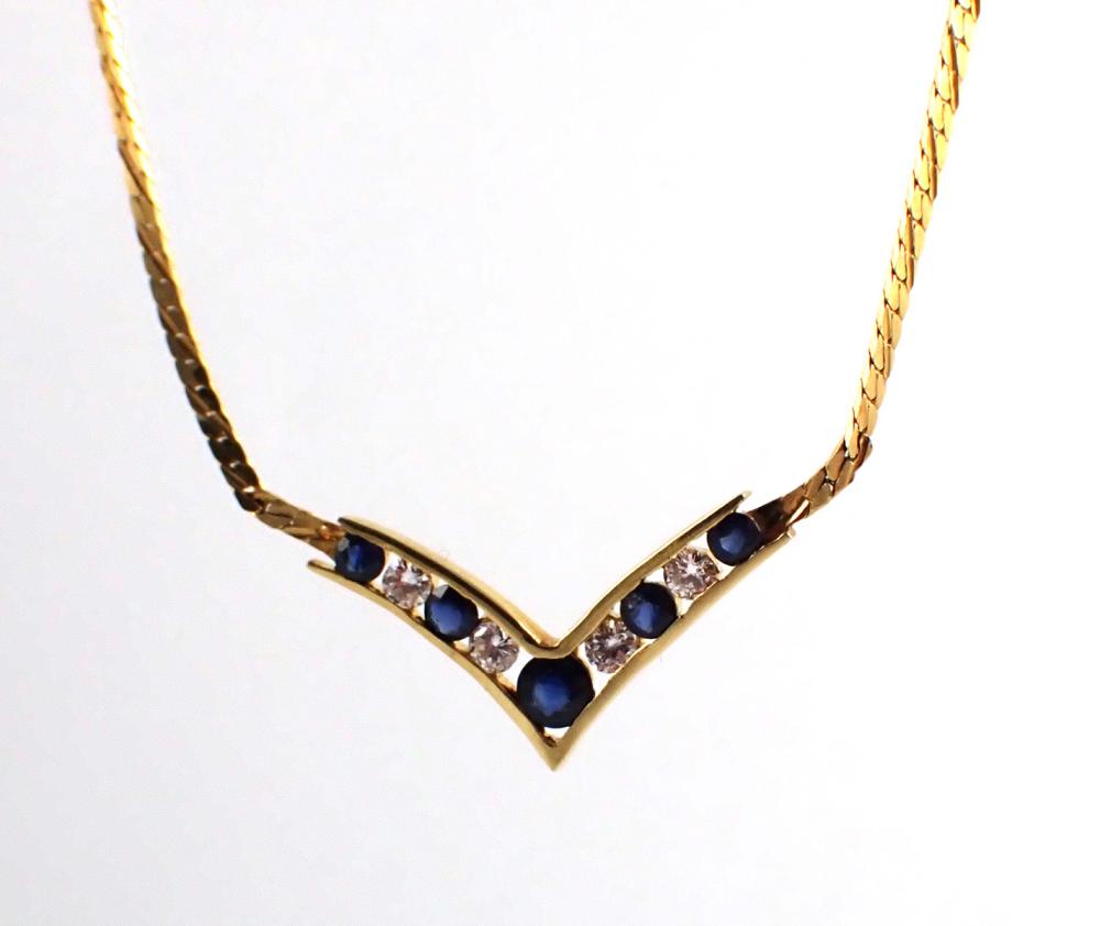 SAPPHIRE, DIAMOND AND EIGHTEEN