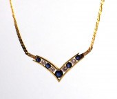 SAPPHIRE, DIAMOND AND EIGHTEEN