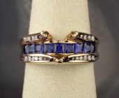 SAPPHIRE, DIAMOND AND GOLD SEM