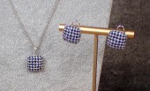 SAPPHIRE & DIAMOND PENDANT NEC