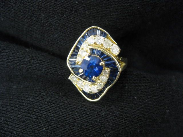 Sapphire & Diamond Ring 1 carat