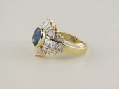Sapphire & Diamond Ring 1.20 c