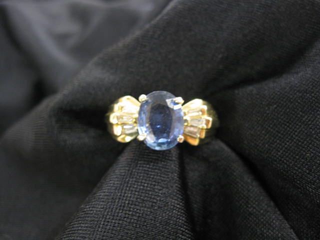 Sapphire & Diamond Ring 3 carat