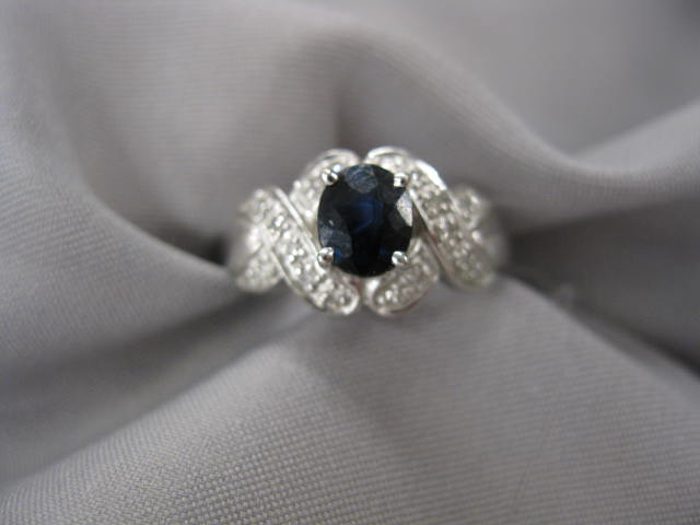 Sapphire & Diamond Ring .60 carat