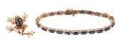 Sapphire tennis bracelet at fr
