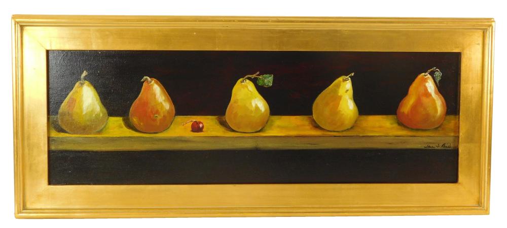SARA J. REID, OIL ON CANVAS,