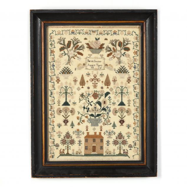 SARAH BUTCHER'S FRAMED NEEDLEWORK