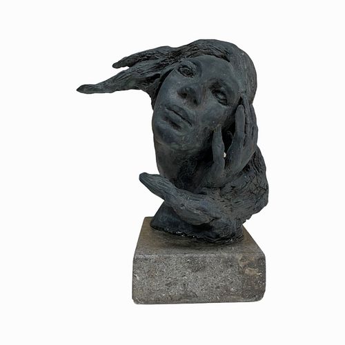 SARAH GREENE BRONZE SCULPTURE