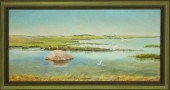 SARAH PERRY CRANE OIL ON BOARD