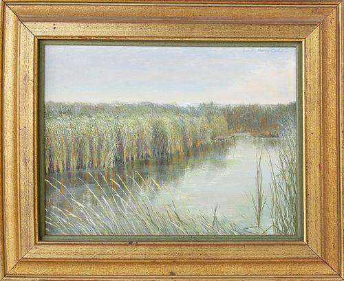 SARAH PERRY CRANE OIL ON ARTIST'S