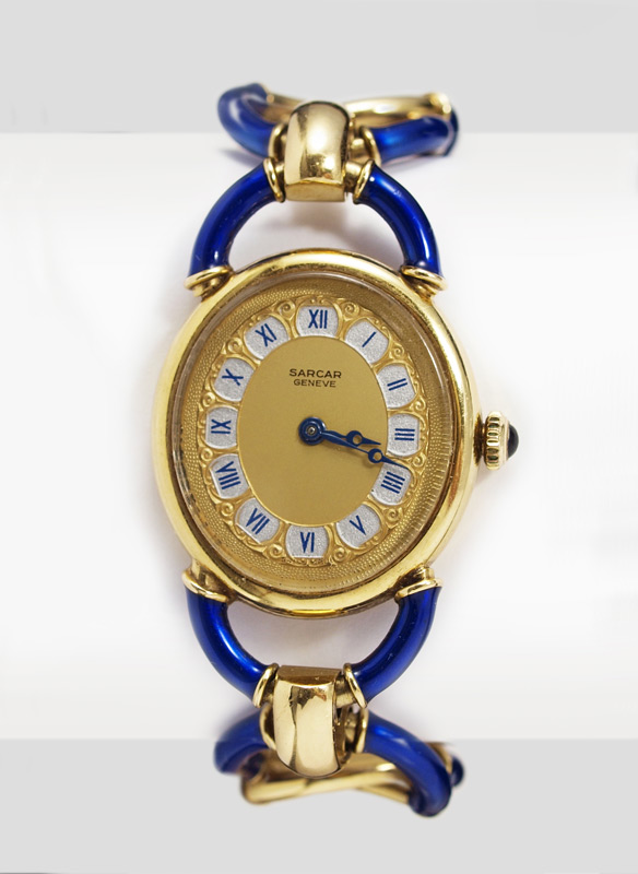 SARCAR LADIES LUXURY WATCH: 18K