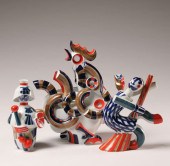 Sargadelos porcelain figures;