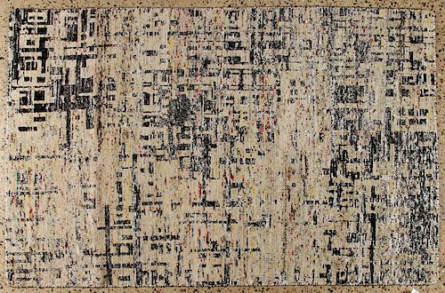 SARI SILK RUGSari Silk rug. 5' x 7'