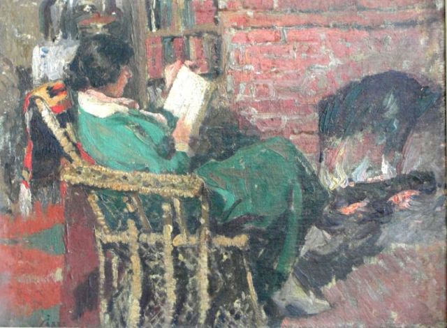 SARKA Charles. Oil on Artist Board.